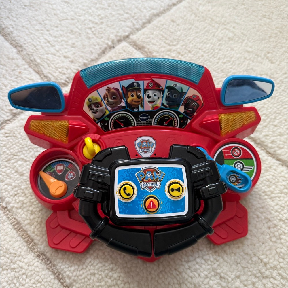 Paw Patrol Red and Blue Adventure Steering Toy